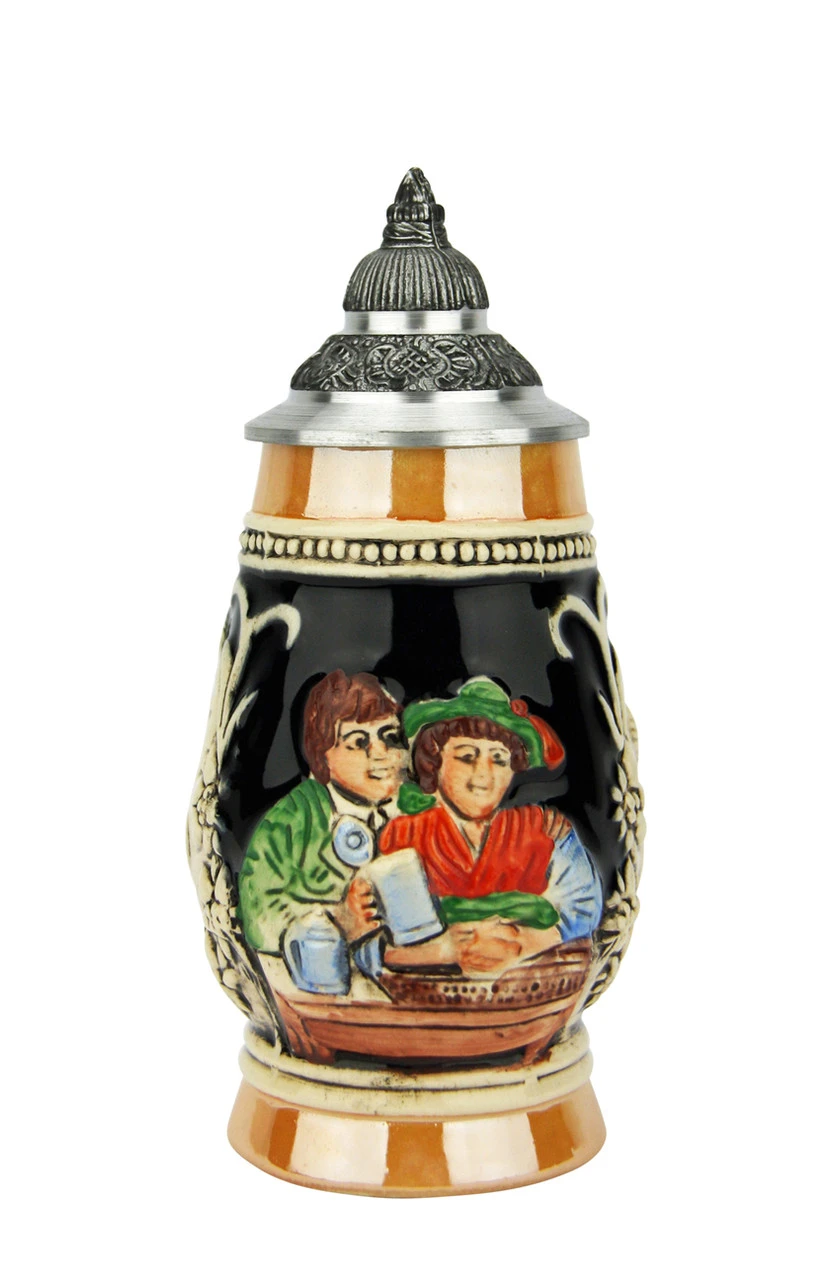 Alpine Couple Mini German Schnapps Beer Stein | 0.06 Liter 2 Alpine Couple Mini German Schnapps Beer Stein | 0.06 Liter - Image 2