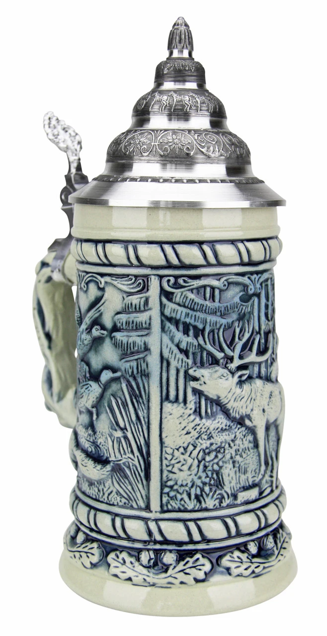Alpine Wildlife Antique Style Beer Stein 2 Alpine Wildlife Antique Style Beer Stein - Image 2