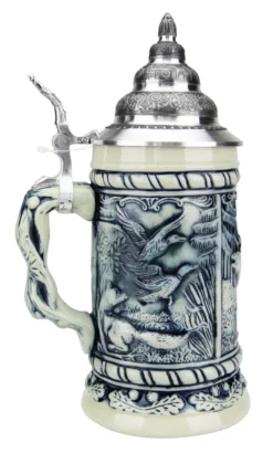Alpine Wildlife Antique Style Beer Stein 7 Alpine Wildlife Antique Style Beer Stein -Beer Steins Shop Alpine Wildlife Antique Style Beer Stein K320 2SG LS SM 50599.1548786530