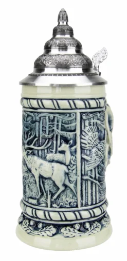 Alpine Wildlife Antique Style Beer Stein 9 Alpine Wildlife Antique Style Beer Stein -Beer Steins Shop Alpine Wildlife Antique Style Beer Stein K320 2SG RA SM 54532.1548786530