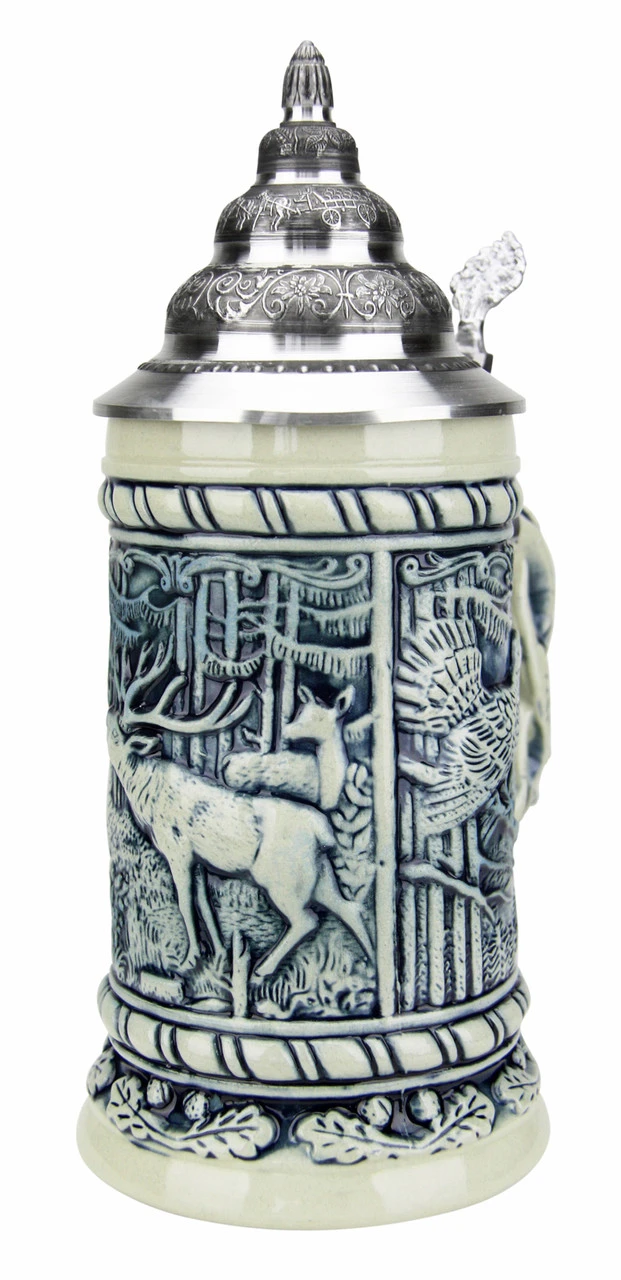Alpine Wildlife Antique Style Beer Stein 5 Alpine Wildlife Antique Style Beer Stein - Image 5