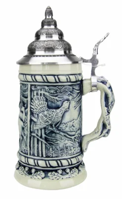 Alpine Wildlife Antique Style Beer Stein 8 Alpine Wildlife Antique Style Beer Stein -Beer Steins Shop Alpine Wildlife Antique Style Beer Stein K320 2SG RS SM 05478.1548786530