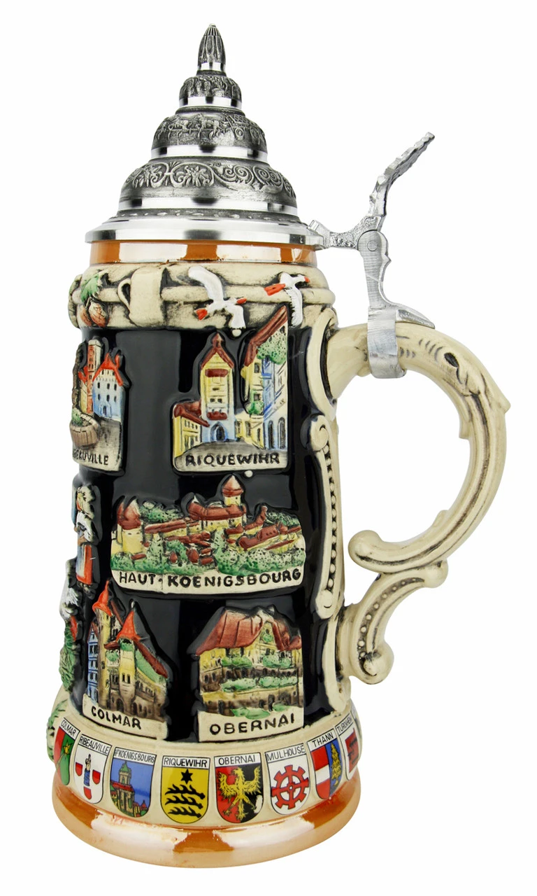Alsace Souvenir Beer Stein 4 Alsace Souvenir Beer Stein - Image 4