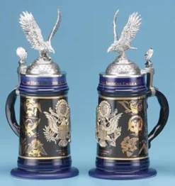 American Eagle History Beer Stein