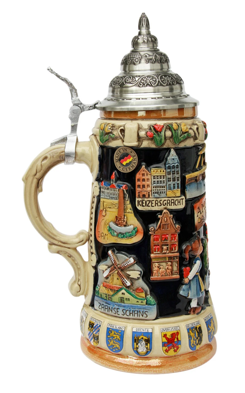 Amsterdam Holland Panorama Beer Stein 3 Amsterdam Holland Panorama Beer Stein - Image 3