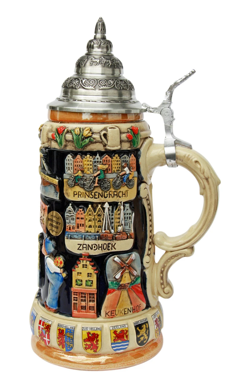 Amsterdam Holland Panorama Beer Stein 2 Amsterdam Holland Panorama Beer Stein - Image 2