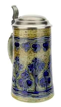 Beer Steins Shop 20 Art Nouveau Stylized Linden Tree Salt Glaze Beer Stein