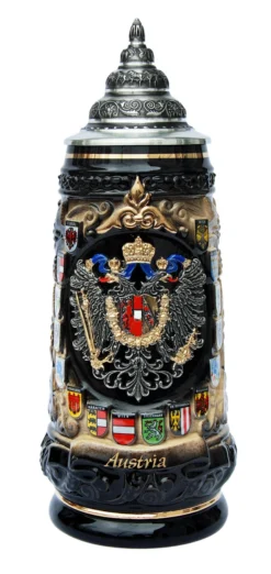 Austria Coat Of Arms Beer Stein