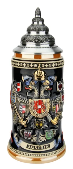 Austria Eagle Coat Of Arms Beer Stein