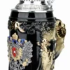 Austria Eagle Handle Beer Stein With Eagle Lid
