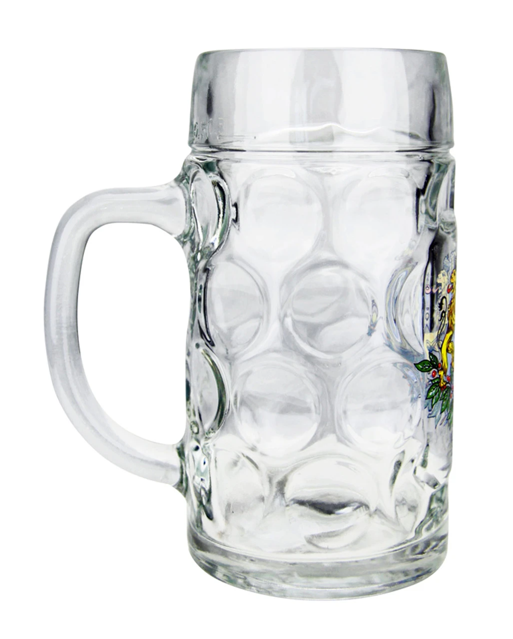 Bavaria Crest Dimpled Oktoberfest Glass Beer Mug 0.5 Liter 3 Bavaria Crest Dimpled Oktoberfest Glass Beer Mug 0.5 Liter - Image 3