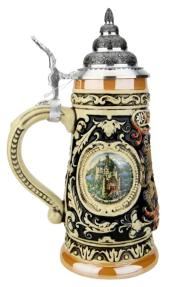 Bavaria Oberammergau German Beer Stein 7 Bavaria Oberammergau German Beer Stein -Beer Steins Shop Bavaria Oberammergau German Beer Stein K1001 LS SM 24698.1585841658