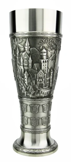 Bavaria Pewter Wheat Beer Tulip -Beer Steins Shop Bavaria Pewter Wheat Beer Tulip AS60205 Side 2 SM 96041.1605828304