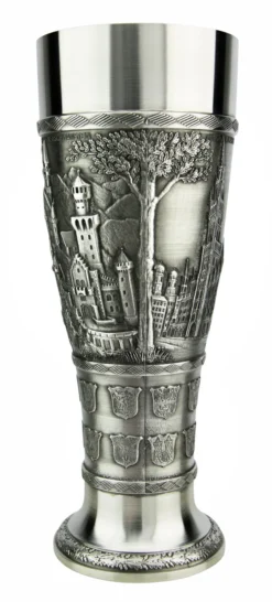 Bavaria Pewter Wheat Beer Tulip -Beer Steins Shop Bavaria Pewter Wheat Beer Tulip AS60205 Side 3 SM 83830.1605828233