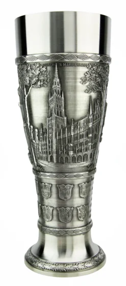 Bavaria Pewter Wheat Beer Tulip -Beer Steins Shop Bavaria Pewter Wheat Beer Tulip AS60205 Side 4 SM 87196.1605828357