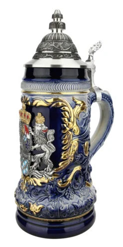 Bavaria Royal Lion Crest Beer Stein -Beer Steins Shop Bavaria Royal Lion Crest Beer Stein ZB14232169 RA SM 94766.1618258207
