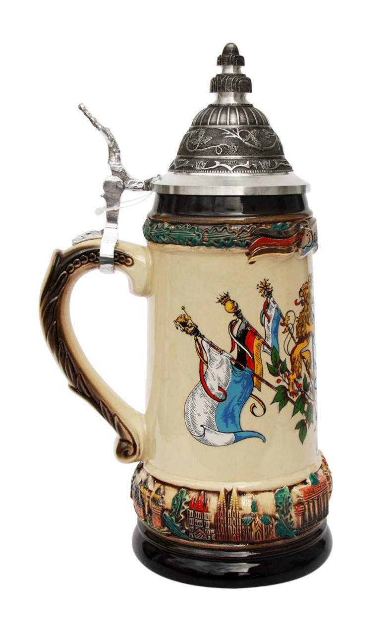 Bayern Flags Coat Of Arms Deutschland Beer Stein - Image 2