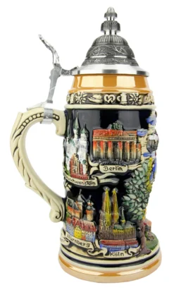 Beer Garden Panorama Grotto Stein | 1 Liter -Beer Steins Shop Beergarden Panorama Grotto Beer Stein ZB1993996 LS SM 10979.1574958455
