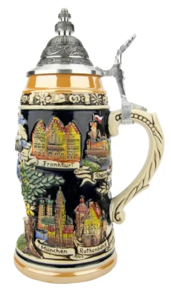 Beer Garden Panorama Grotto Stein | 1 Liter -Beer Steins Shop Beergarden Panorama Grotto Beer Stein ZB1993996 RS SM 83977.1574958463