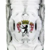 Berlin Dimpled Oktoberfest Glass Beer Mug 1 Liter