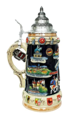 Budapest Commemorative Beer Stein -Beer Steins Shop Budapest Commemorative Beer Stein K309BU LS SM 06325.1401735669