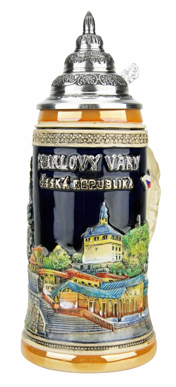 Carlsbad Karlovy Vary Czech Republic Beer Stein 2 Carlsbad Karlovy Vary Czech Republic Beer Stein - Image 2