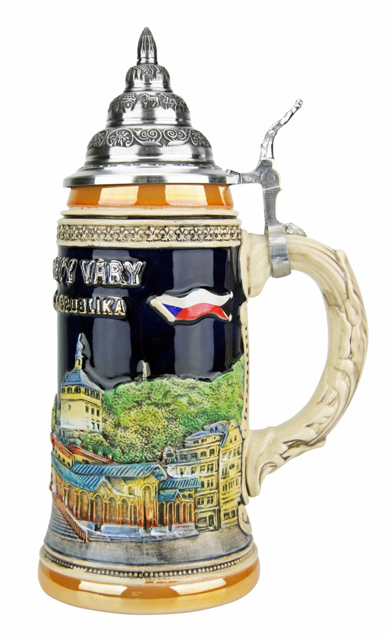 Carlsbad Karlovy Vary Czech Republic Beer Stein 1 Carlsbad Karlovy Vary Czech Republic Beer Stein