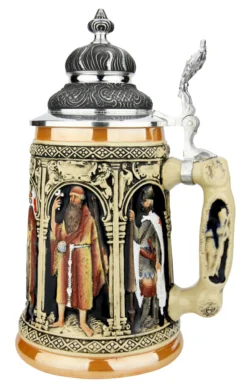 Crusaders Beer Stein | Full Color 8 Crusaders Beer Stein | Full Color -Beer Steins Shop Crusaders Beer Stein Full Color KT1338BZ RS SM 34198.1633472564