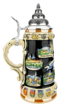 Danube River Commemorative Stein -Beer Steins Shop Danube River Commemorative Stein K309DO LS SM 17571.1618332321