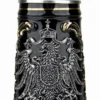 Deutschland Beer Stein With Pewter Eagle Badge