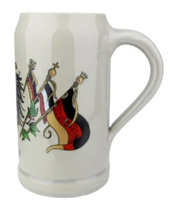 Deutschland Eagle Crest 1 Liter Stoneware Mug -Beer Steins Shop Deutschland Eagle Crest 1 Liter Stoneware Mug K400 KS mug RS SM 89903.1516994555