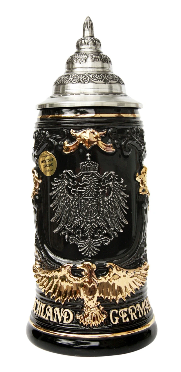 Deutschland Germany Eagle Handle Beer Stein 2 Deutschland Germany Eagle Handle Beer Stein - Image 2