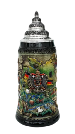 Deutschland Map Beer Stein