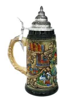 Deutschland Map Beer Stein -Beer Steins Shop Deutschland Map Beer Stein K209RU LS SM 19705.1395852511