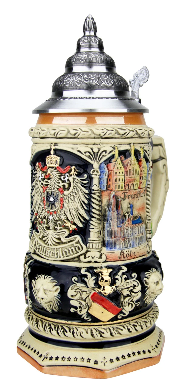 Deutschland Octagon Beer Stein | 0.75 Liter - Image 5