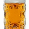 Dimpled Oktoberfest Glass Beer Mug 1 Liter