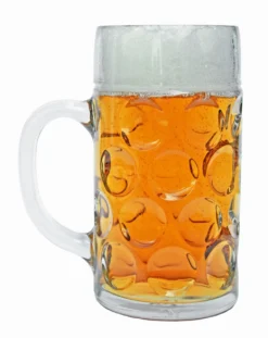 Heidelberg Dimpled Oktoberfest Glass Beer Mug 1 Liter 5 Heidelberg Dimpled Oktoberfest Glass Beer Mug 1 Liter -Beer Steins Shop Dimpled Glass Oktoberfest Isar Beer Mug Side SM 91664.1515627429