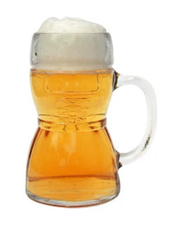 Dirndl Glass Beer Mug 0.5 Liter