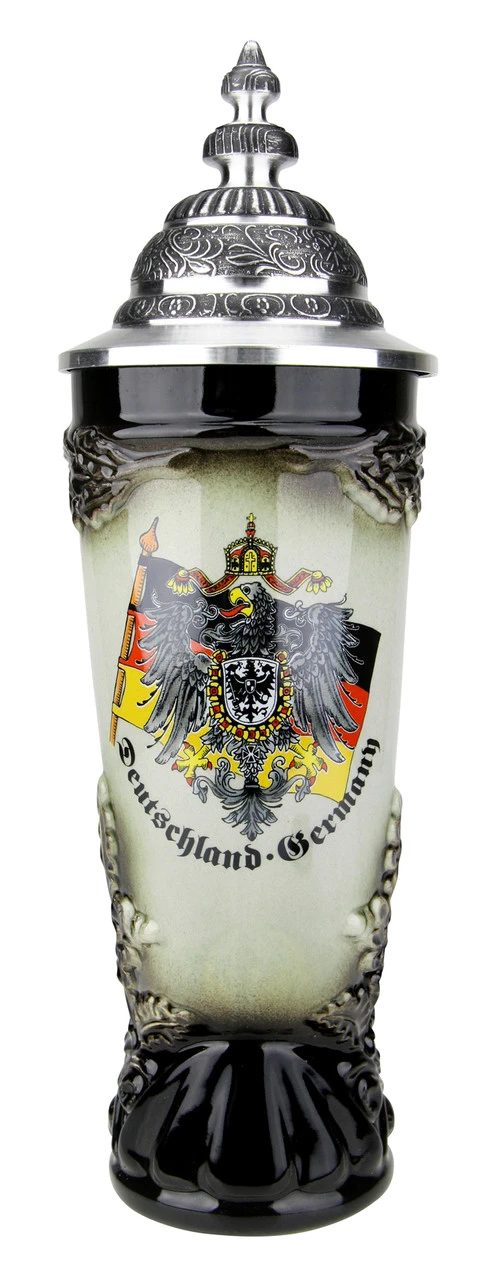 Drinking Horn German Beer Stein 2 Drinking Horn German Beer Stein - Image 2