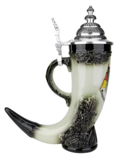 Drinking Horn German Beer Stein 7 Drinking Horn German Beer Stein -Beer Steins Shop Drinking Horn German Beer Stein ZB1546606 LS SM 39919.1543360368