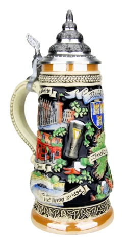 Dublin Ireland Beer Stein 9 Dublin Ireland Beer Stein -Beer Steins Shop Dublin Ireland German Beer Stein K303DUB LA SM 16749.1542152201
