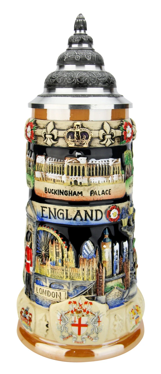 England Panorama Beer Stein 1 England Panorama Beer Stein