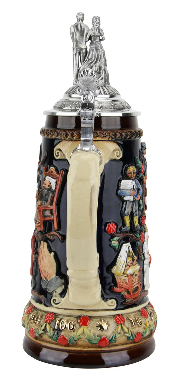 Stein Of Life Wedding Beer Stein | Wedding Couple Lid - Image 4