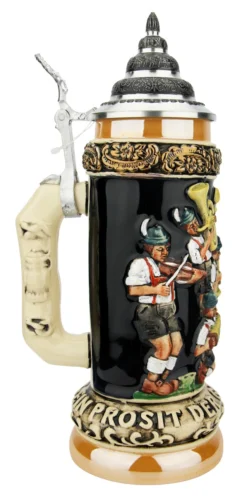 Fest Krug Oompah Band Beer Stein -Beer Steins Shop Fest Krug Oompah Band Beer Stein K012BL LS SM 83953.1650298859