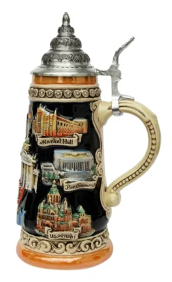 Helsinki Finland Beer Stein 5 Helsinki Finland Beer Stein -Beer Steins Shop Finland Beer Stein K307F RS SM 75638.1416844990