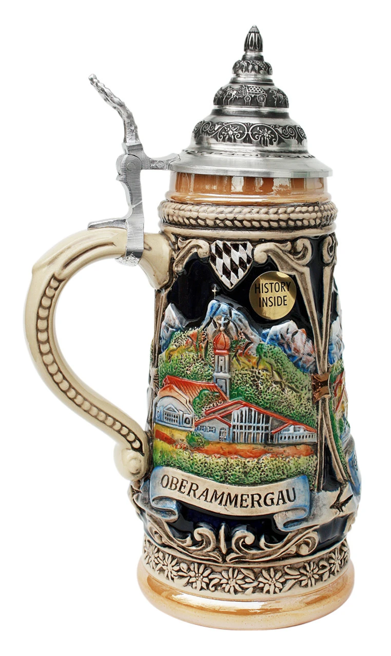 Garmisch, Linderhof, Oberammergau Beer Stein 3 Garmisch, Linderhof, Oberammergau Beer Stein - Image 3