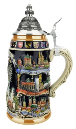 German Cities Beer Stein -Beer Steins Shop German Cities Beer Stein ZB1941996 RS SM 21436.1618348357