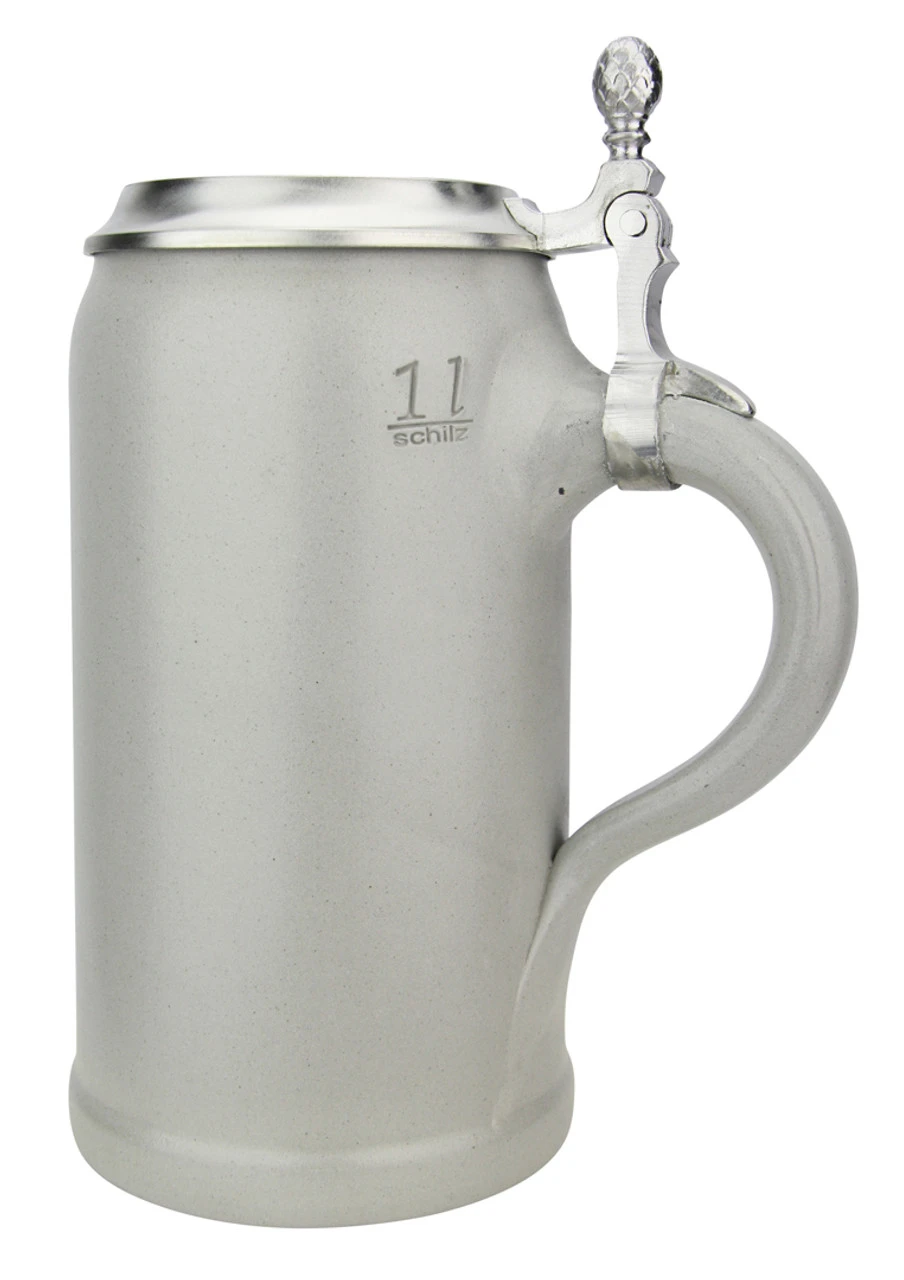 German Stoneware Salt Glaze Beer Stein 1 Liter 1 German Stoneware Salt Glaze Beer Stein 1 Liter