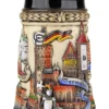 Germany Panorama Beer Stein Rustic