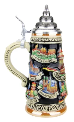 Germany Travel Destinations Beer Stein 6 Germany Travel Destinations Beer Stein -Beer Steins Shop Germany Travel Destinations Beer Stein K307D LS SM 94782.1489706577